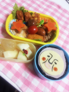 カクレモモジリキャラ弁-レシピのメイン写真