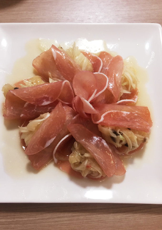 玉ねぎと生ハムの前菜-レシピのメイン写真