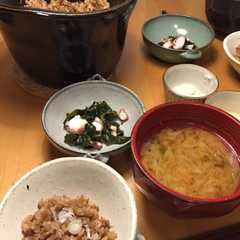 タコ飯 酢の物 味噌汁-レシピのメイン写真