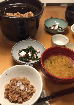 タコ飯 酢の物 味噌汁-レシピのメイン写真