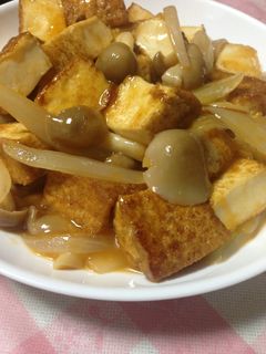 さっぱりと、厚揚げの甘酢あん-レシピのメイン写真