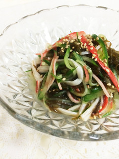 ランチや朝食に 簡単もずくの中華サラダ-レシピのメイン写真