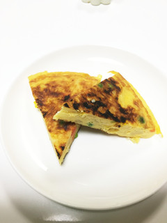 朝食に☆キッシュ風ポテトオムレツ-レシピのメイン写真
