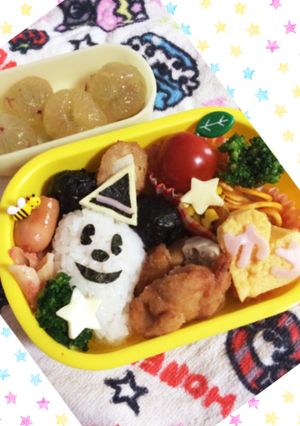 ハロウィンミッキーキャラ弁-レシピのメイン写真