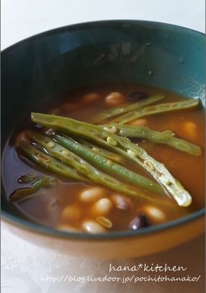 ベジタブルファーストで作る、おまめスープ-レシピのメイン写真
