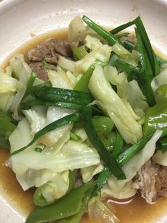 レンジで・豚肉と野菜の中華炒め風-レシピのメイン写真