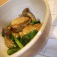 ホタテと小松菜のオイスターソース炒め♪