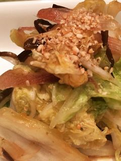 簡単!白菜とミョウガの塩昆布浅漬け-レシピのメイン写真