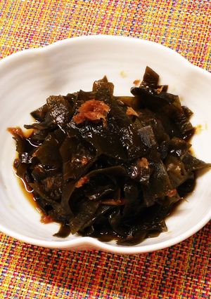 捨てないで☆塩蔵ワカメの茎の煮物-レシピのメイン写真