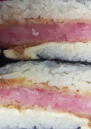 ハムかつチーのおにぎらず-レシピのメイン写真