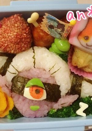 キャラ弁 フゥミン 妖怪ウォッチ-レシピのメイン写真