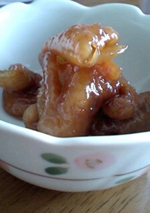 こってりな鶏皮の甘辛煮-レシピのメイン写真