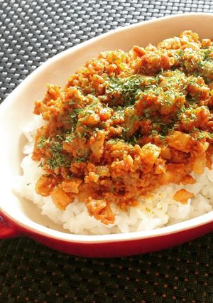 蓮根・ナッツ・挽肉のドライカレー☆-レシピのメイン写真