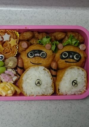稲荷タヌキ弁当-レシピのメイン写真