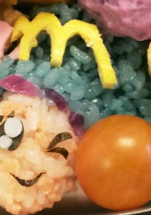 プリキュア キュアマーメイドのキャラ弁-レシピのメイン写真