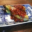 麻婆ジュレで、焼き茄子麻婆。