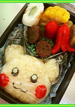 ポケモン ピカチュウ キャラ弁 おにぎり-レシピのメイン写真