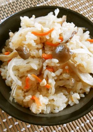 もち米入り炊き込みご飯-レシピのメイン写真
