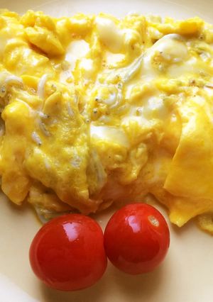 しらすとチーズのスクランブル-レシピのメイン写真