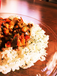 夏野菜の簡単キーマカレー-レシピのメイン写真