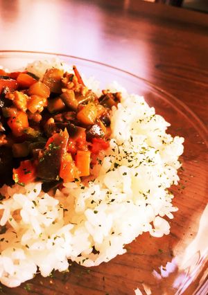 夏野菜の簡単キーマカレー-レシピのメイン写真