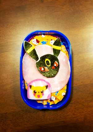 ポケモン☆ブラッキー☆キャラ弁-レシピのメイン写真