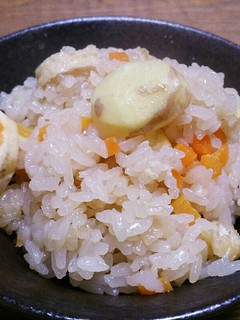 簡単!美味しい!栗ごはん(おこわ)-レシピのメイン写真