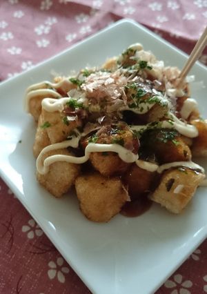 揚げ高野豆腐のたこ焼き風-レシピのメイン写真