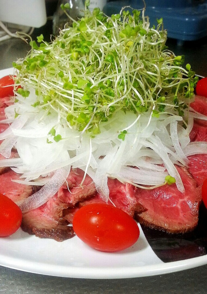 簡単ごちそう！牛のタタキで大満足♬｡.-レシピのメイン写真