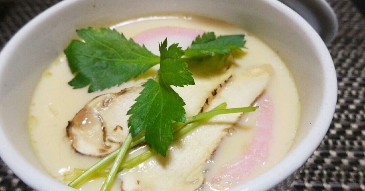 絶品☆料亭の味♪♪松茸入り茶碗蒸し～♡❤ by あけmama