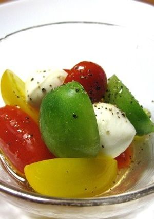 超簡単！カラフルトマトのサラダ-レシピのメイン写真