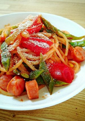 トマトジュースで！ワンポットパスタ♪-レシピのメイン写真