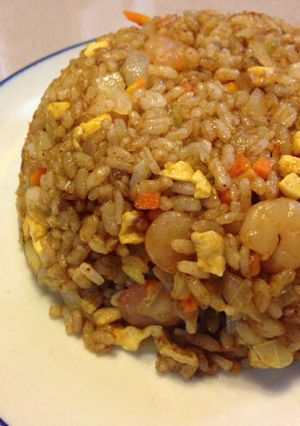 簡単!えびのカレーチャーハン♡-レシピのメイン写真