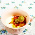 ヨーグルトに、黒蜜&お団子♪