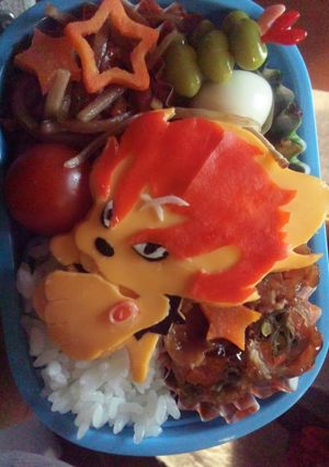 メラメライオン☆キャラ弁-レシピのメイン写真