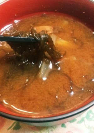 もずくと大根の味噌汁♬*゜-レシピのメイン写真