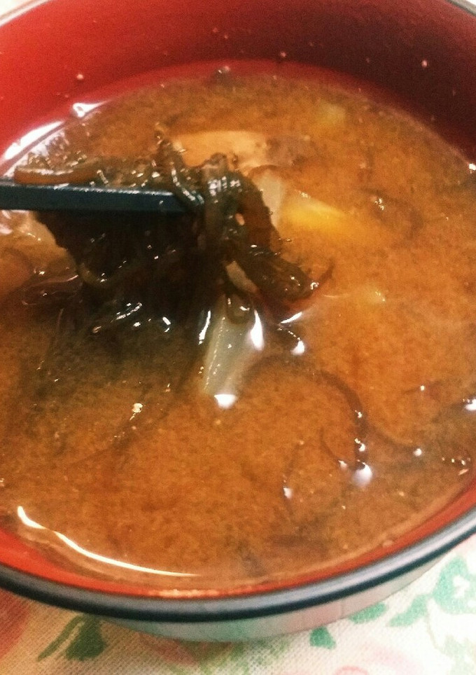 もずくと大根の味噌汁♬*゜-レシピのメイン写真