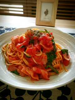 BTP(ベーコントマトパスタ)-レシピのメイン写真