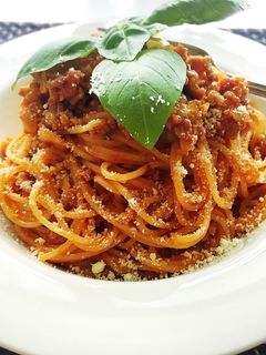 ミートソースパスタ♪-レシピのメイン写真