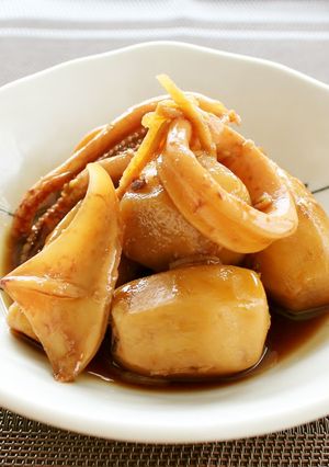 レンジで簡単うまい!里芋といかのうま煮-レシピのメイン写真