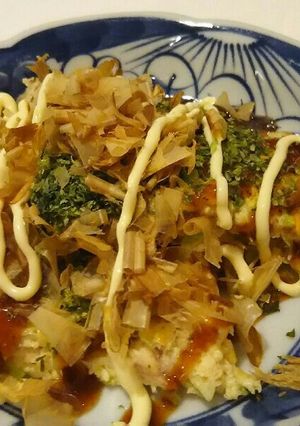 ツナとキャベツのピカタお好み焼き風-レシピのメイン写真