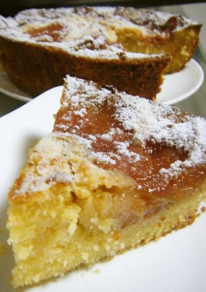 イチジクコンポートのせ♡焼きケーキ-レシピのメイン写真