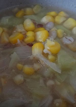コンソメ味のベジタブルファーストスープ-レシピのメイン写真