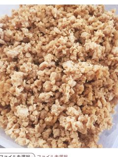 超便利♪鶏そぼろ-レシピのメイン写真