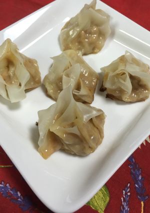 フライパンで作る。味噌香る簡単シューマイ-レシピのメイン写真