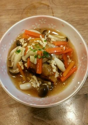 れんこんのはさみ揚げあんかけ（備忘録）-レシピのメイン写真