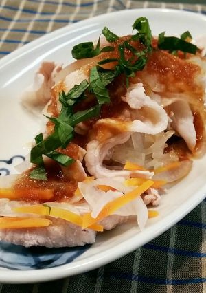 香味野菜の温しゃぶサラダ-レシピのメイン写真