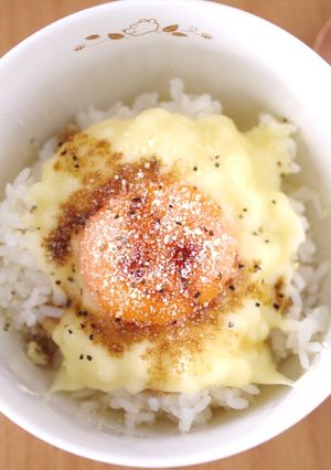 濃い味です!ダブルチーズたまご丼ぶり-レシピのメイン写真