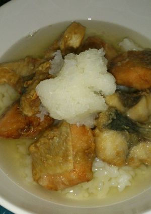 魚の竜田揚げ茶漬け！-レシピのメイン写真