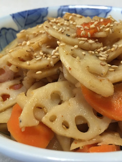シャキッと美味しい!蓮根のきんぴら♬-レシピのメイン写真